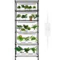 VEVOR DIY Plant Stand with Grow Lights 6 Tiers 192W 70.9" Tall Plant Grow Shelf