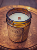 Vintage Wooden Wick Candle – Art Deco 1920s Inspired Scented Candle Gift — product photo 8