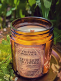 Vintage Wooden Wick Candle – Art Deco 1920s Inspired Scented Candle Gift — product photo 1