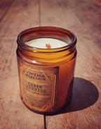 Vintage Wooden Wick Candle – Art Deco 1920s Inspired Scented Candle Gift — product photo 10
