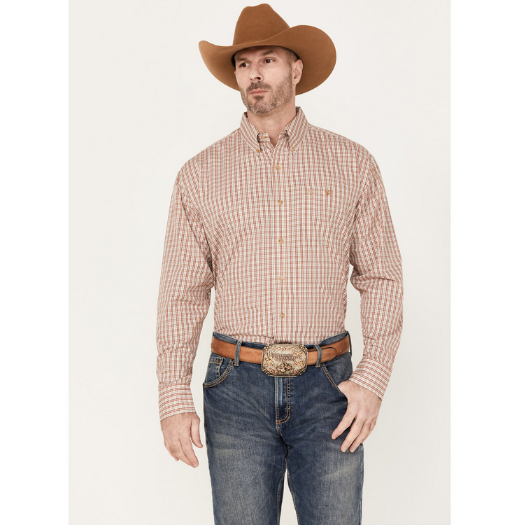 Wrangler - Men's Classics Plaid Print Long Sleeve Shirt - 112330362