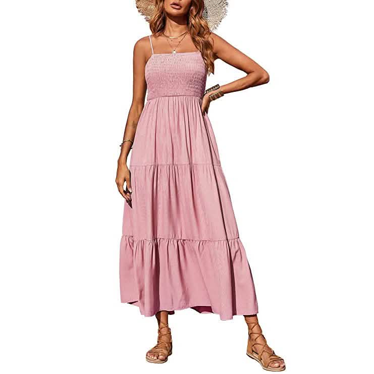 Women's Summer Boho Sleeveless Maxi Dress — product image