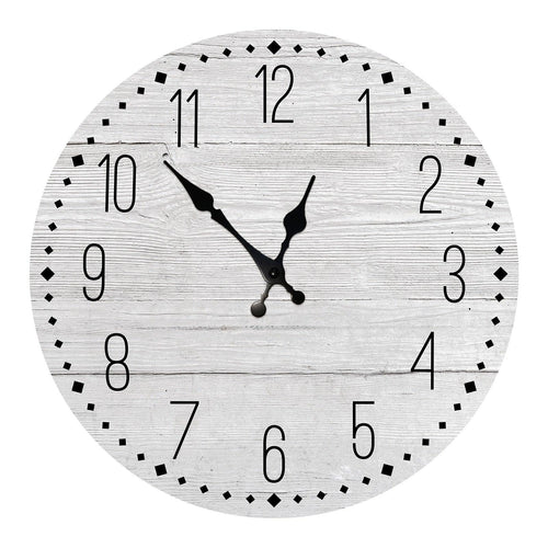Wooden Wall Clock 10 Inch Silent Non Ticking Quartz Wall Clock 10 Inch Silent Non-Ticking Wooden Wall Clocks Battery Operated Country Retro Rusti — product image