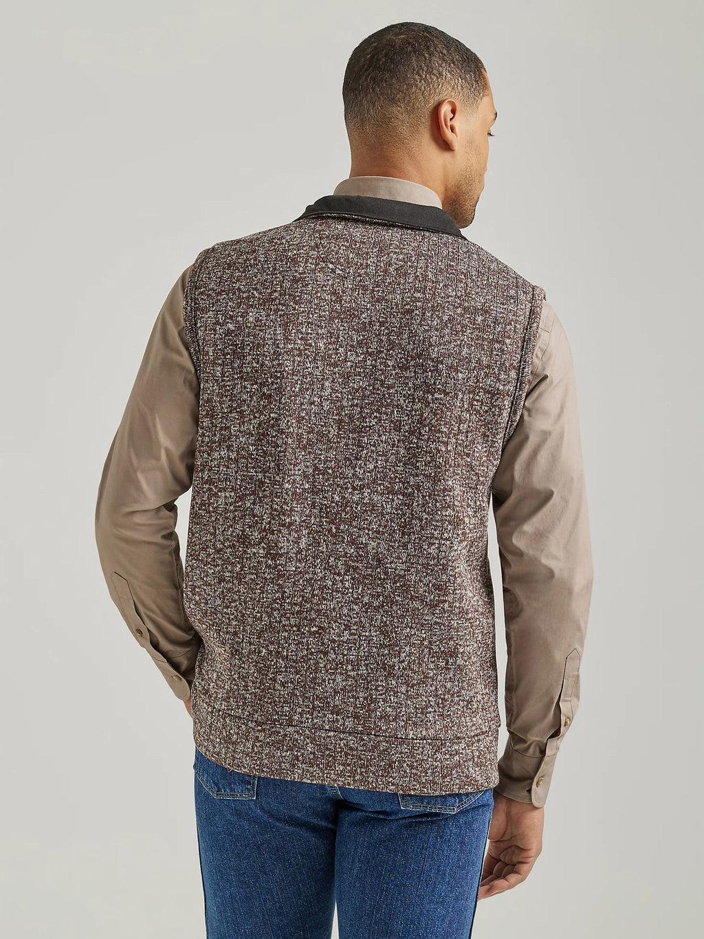 Wrangler - Men's George Strait Zip Front Knit Vest - 112334103